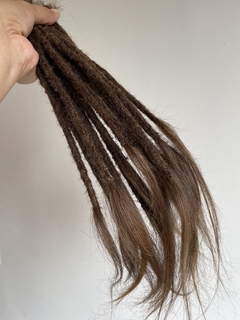 Dread Castanho Médio | 25cm | Pontas Soltas na internet