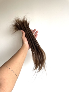 Dread Castanho Médio | 25cm | Pontas Soltas - comprar online