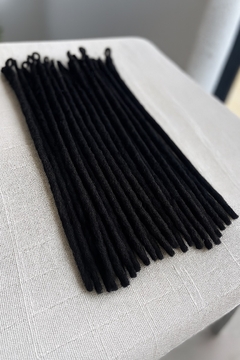 Dread Preto | 40cm | Pontas Fechadas - comprar online