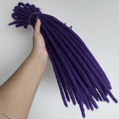 Dread Roxo Azulado | 50/60cm | Pontas Fechadas - comprar online
