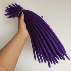 Dread Roxo | 50/60cm | Pontas Fechadas - comprar online