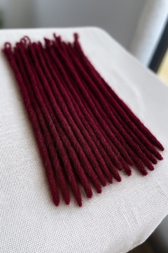 Dread Vinho | 40cm | Pontas Fechadas - comprar online