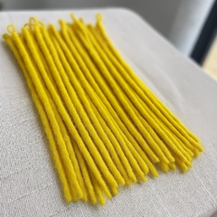 Dread Amarelo | 40cm | Pontas Fechadas - comprar online