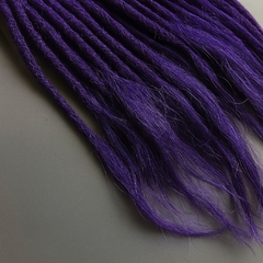 Dread Roxo Azulado | 25cm com Pontas Soltas na internet