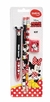 Kit Escolar Minnie Vermelho (4 peças) - Molin