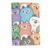 Caderno Grande Grampeado Pets Coloridos (25x18cm)