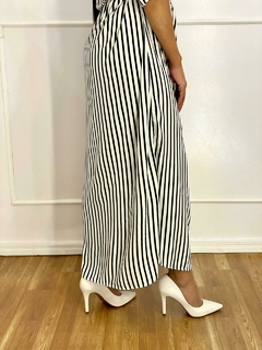 Vestido Chemise Listrada Em Viscolinho - Isadora na internet