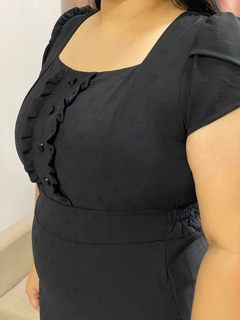Vestido Mídi Preto Duna - Bela na internet