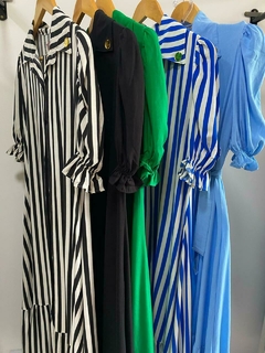 Vestido Chemise Longo Botões Funcionais - Diana - comprar online