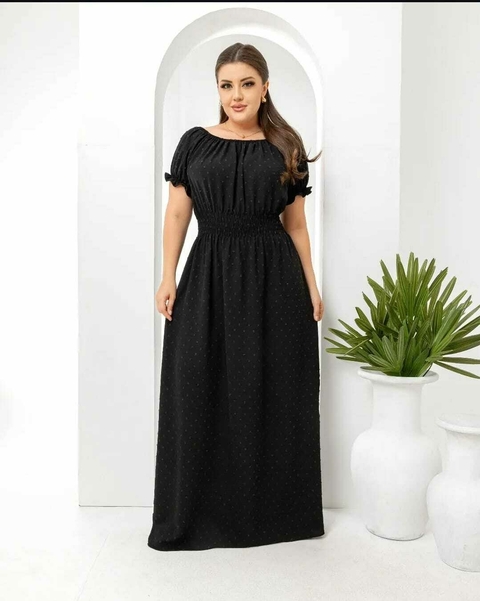 vestido Longo Ciganinha Duna Pipoca - Amanda - comprar online