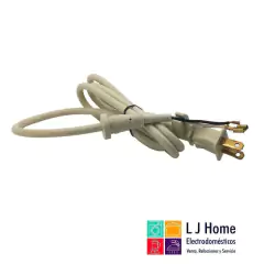 CABLE DE ALIMENTACION EXTRACTOR TURMIX ESTANDAR ORIGINAL 2 POLOS ORIGINAL - LJ Home Electrodomésticos
