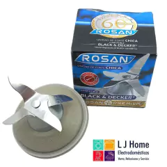 ASPA ROSAN PARA LICUADORA BLACK + DECKER. METAL ENTRADA CHICA