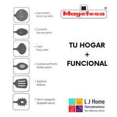 JUEGO DE UTENSILIOS PARA COCINA MAGEFESA MODELO MAID 7 - tienda en línea