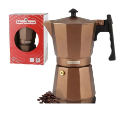 CAFETERA MAGEFESA MODELO COLOMBIA COLOR MARRON PARA 6 TAZAS.