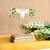 Brinco flor banhado a ouro 18k - comprar online
