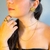 Brinco flor banhado a ouro 18k