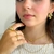 Brinco três gotas banhado a ouro 18k - comprar online