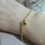 Pulseira trevo banhado a ouro 18k - comprar online
