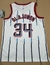 Regata Houston Rockets Retro Branca Listrada 1996/97 - comprar online