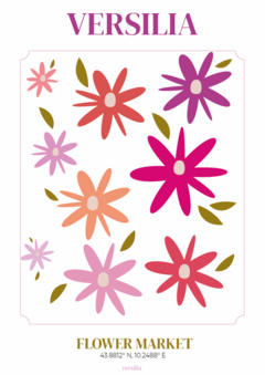 Pôster Digital Versilia Flower Market - comprar online