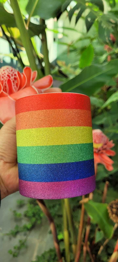 Arco-íris - Caneca Glitter