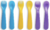 Imagem do Conjunto de Colheres e Garfos Color Change (Emb. c/06 unid) - Munchkin