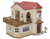 Casa Telhado Vermelho com Luzes - Sylvanian Families