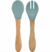 Talher de Bambu com Silicone - Minikoioi