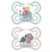 Chupeta MAM Perfect - 0-6 meses - Embalagem Dupla - ROSA // VERDE // AZUL