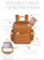 Mochila Urban Materbag Baby - CAVALINHO CARAMELO