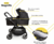 Carrinho Travel System Magnific, 5 em 1, Full Black - Safety 1st, - comprar online