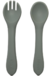 Garfo e Colher de Silicone Piccolo (várias cores) - INFANTI - DAFER SHOP
