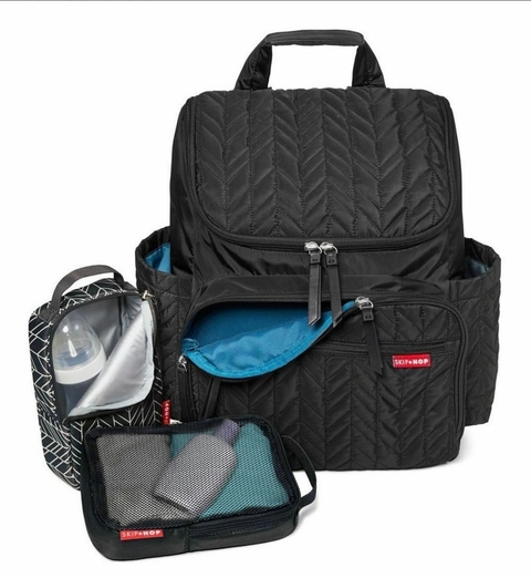 Mochila Maternidade Forma Skip Hop - PRETA