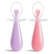 Conjunto De Colheres De Silicone Munchkin - ROSA E ROXO