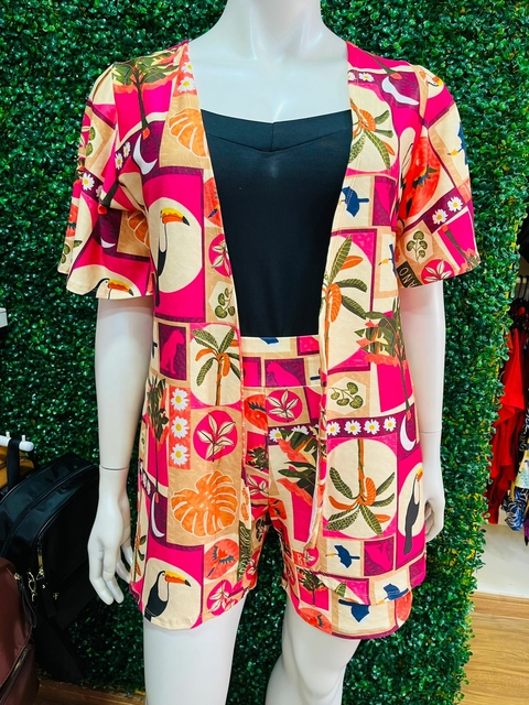 Conjunto de Kimono e Short Malha Nayane - comprar online