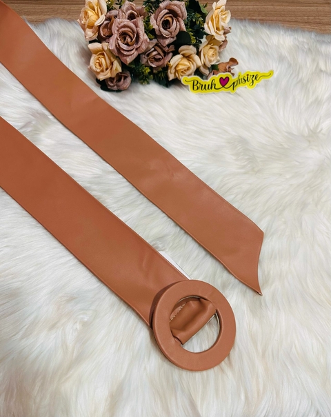 Cinto Courino Plus Size Largo