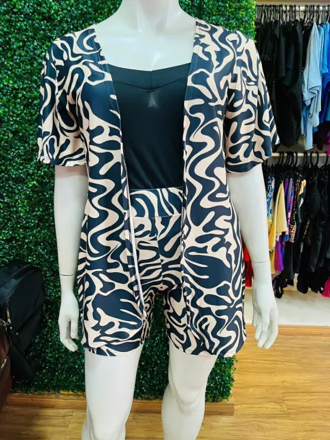 Conjunto de Kimono e Short Malha Nayane