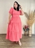 Vestido Longo Plus Size Manga Princesa Duna Pipoca Mavie - Bruh Plus Size - Loja Online de Roupas em Tamanhos Especiais