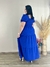 Vestido Longo Plus Size Manga Princesa Duna Pipoca Mavie na internet