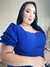 Imagem do Vestido Longo Plus Size Manga Princesa Duna Pipoca Mavie