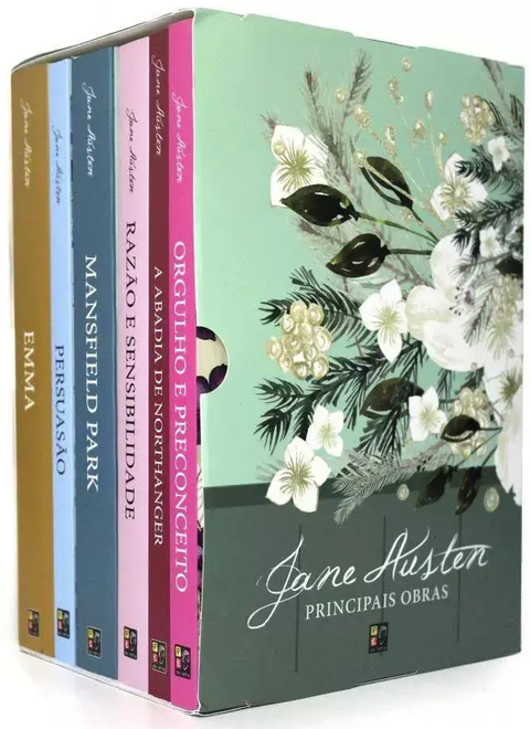 BOX JANE AUSTEN - PRNCIPAIS OBRAS - Editora Pé da Letra - 6 LIVROS