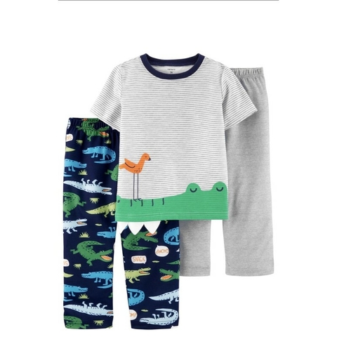 Pijama Carter's Jacaré 3 PCS