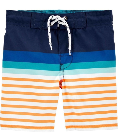 Bermuda Carter's Moda Praia Listras