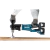 FURADEIRA ANGULAR Á BATERIA 18V + 18V COM ALTA CAPACIDADE DE PERFURAÇÃO - DDA460Z - MAKITA na internet