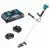 ROÇADEIRA A BATERIA DUR365UZ+ 2 BATERIAS 3.0 AH + CARREGADOR DUPLO DC18RD 220V