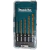 KIT 5 BROCAS AÇO PARA METAL SDS-PLUS - E-15132 - MAKITA