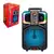 Parlante Bluetooth Portatil 8 Luces Con Mic. Karaoke H831 - comprar online
