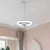 LAMPARA LED RGB MINI VENTILADOR AROMA CON CONTROL CP-FS03