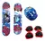 Set Mega Skate Casco Rodilleras Coderas En Bolso 10104 DISEÑOS COOL