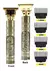 Maquina Patillera Vintage T9 Trimmer Labrada Dragon Recargable Cable USB - Electro Selah